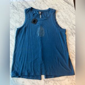 Slightly Buddha Bamboo Flow Tank - Ocean NWT
